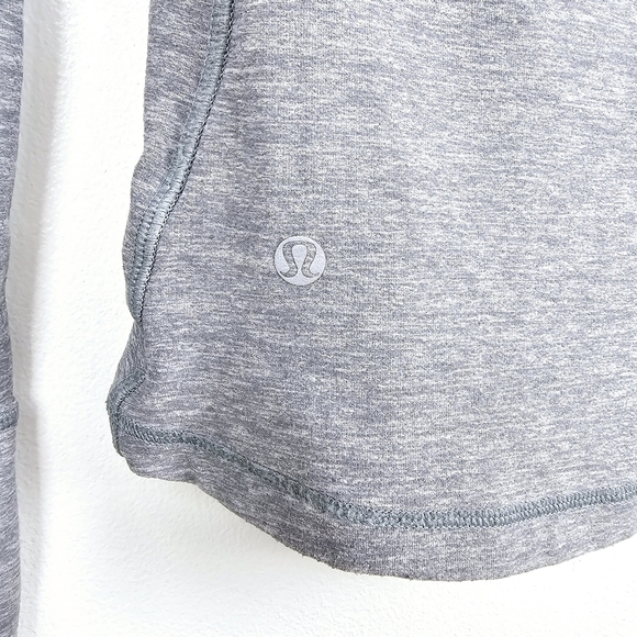 Lululemon Heather Gray 1/2 Zip Pullover - Picture 8 of 9